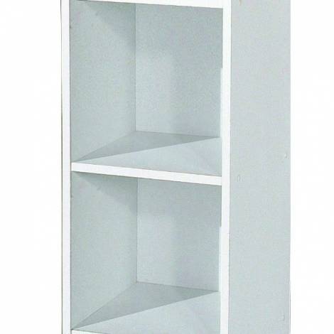 mobile 4 scomparti verticale bianco|